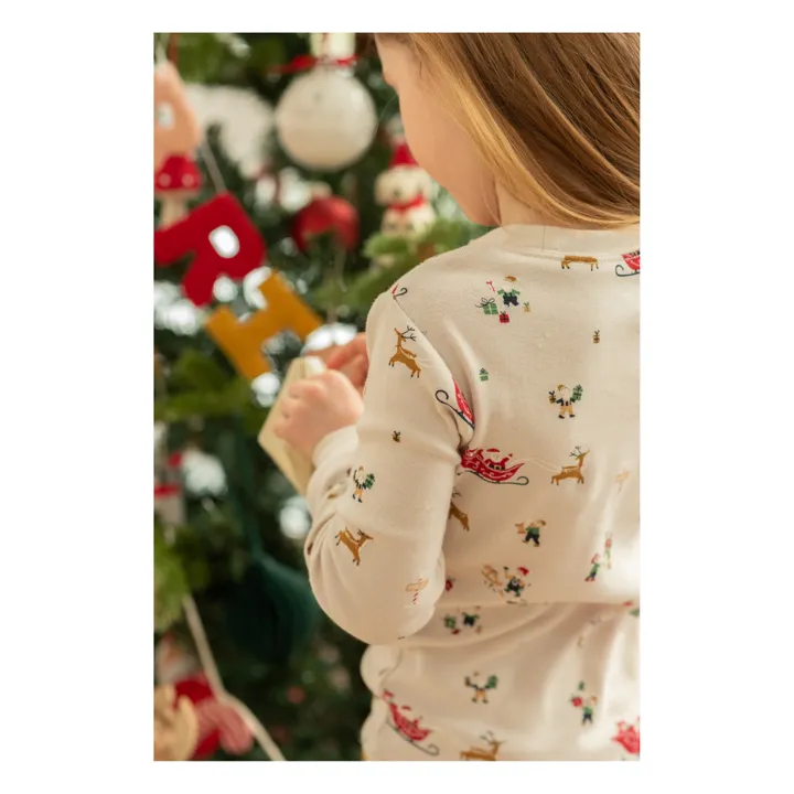 Petit Lem Pyjama Coton Bio Atelier du Père Noël | Beige