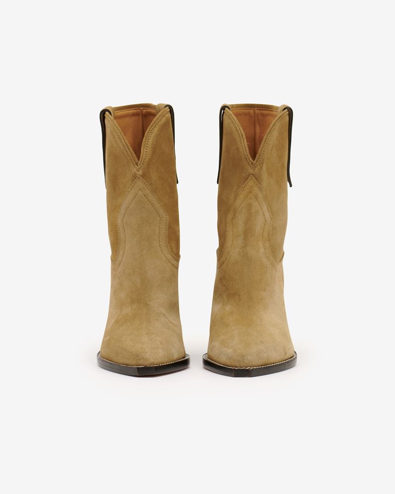 BOTTINES EN VEAU VELOURS LEYANE