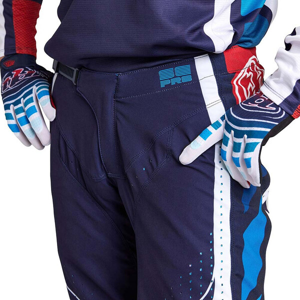 Troy Lee Designs - Pantalon SE Pro Wavez Navy / Blanc / Rouge