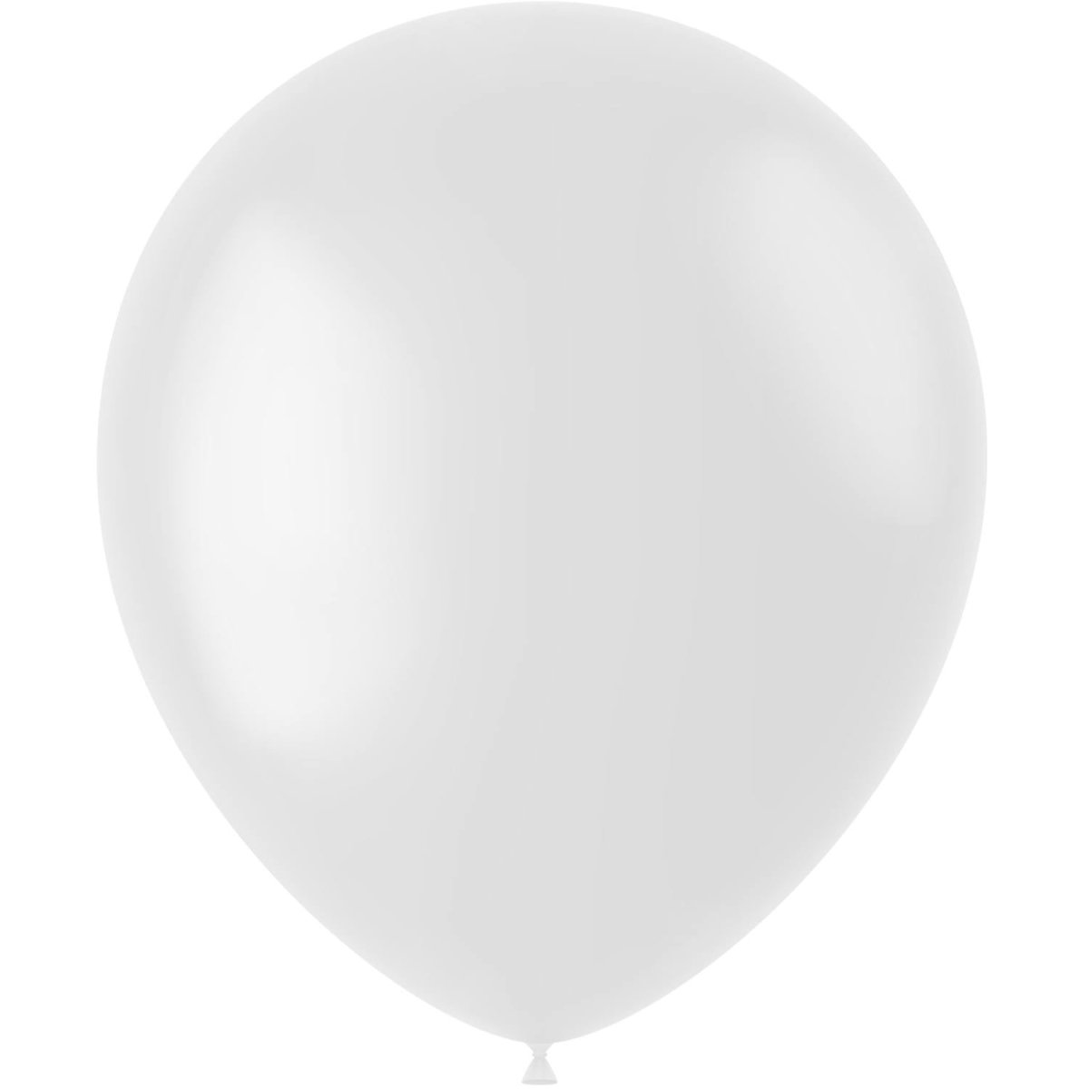 Witte Ballonnen Coconut White 33cm 10st