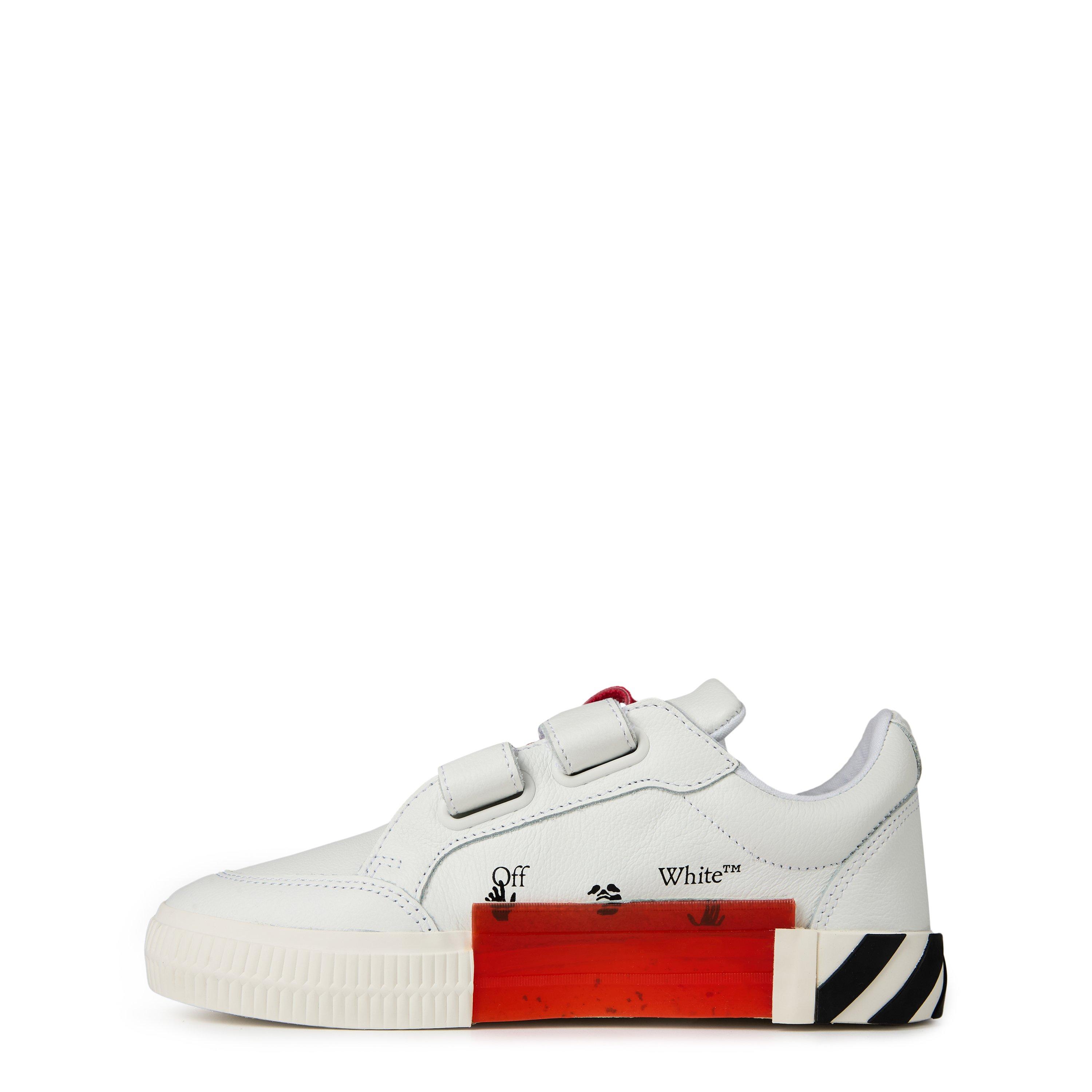 Off White Vulcanised Low Top Trainers Childrens