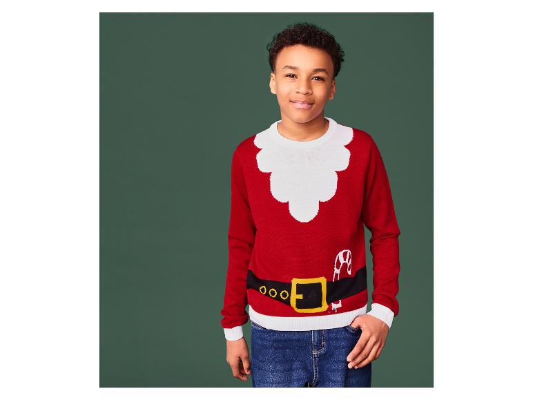 Kinder kersttrui met lampjes
