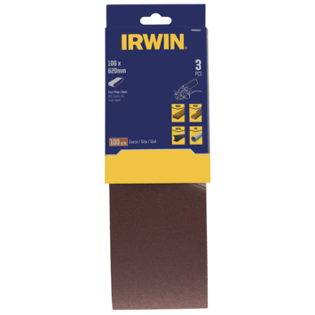 Irwin schuurband 100 x 620 mm K100, 3 stuks