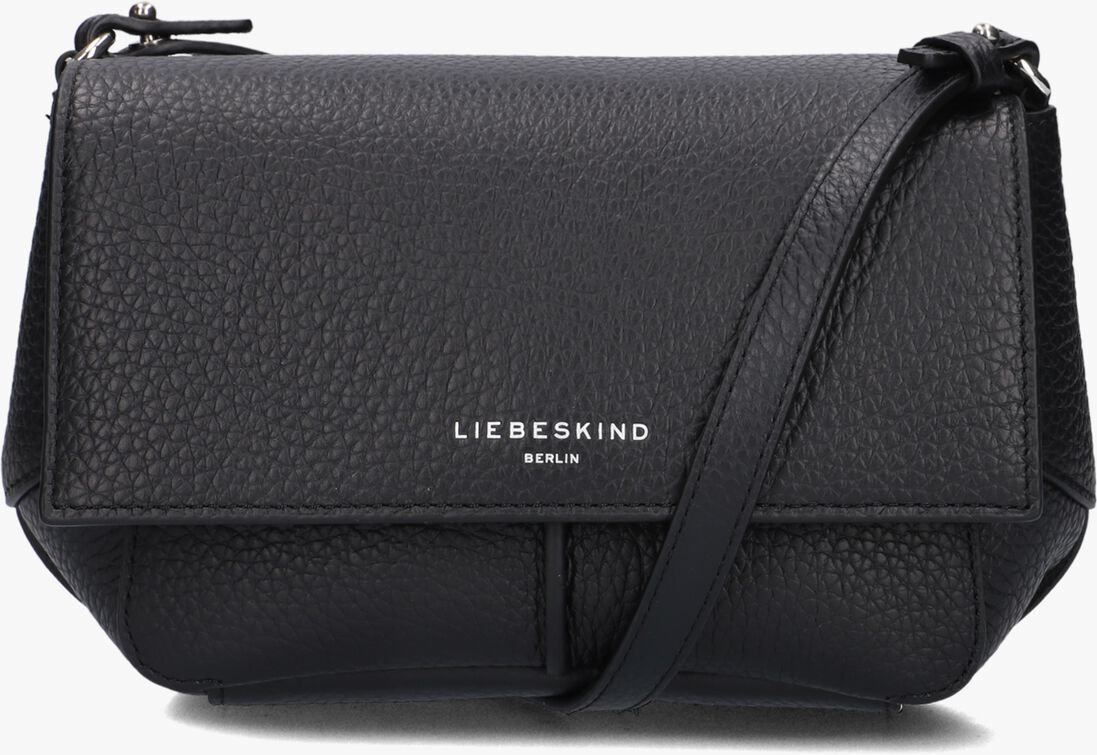 zwarte liebeskind crossbodytassen lilly heavy pebble crossbody s