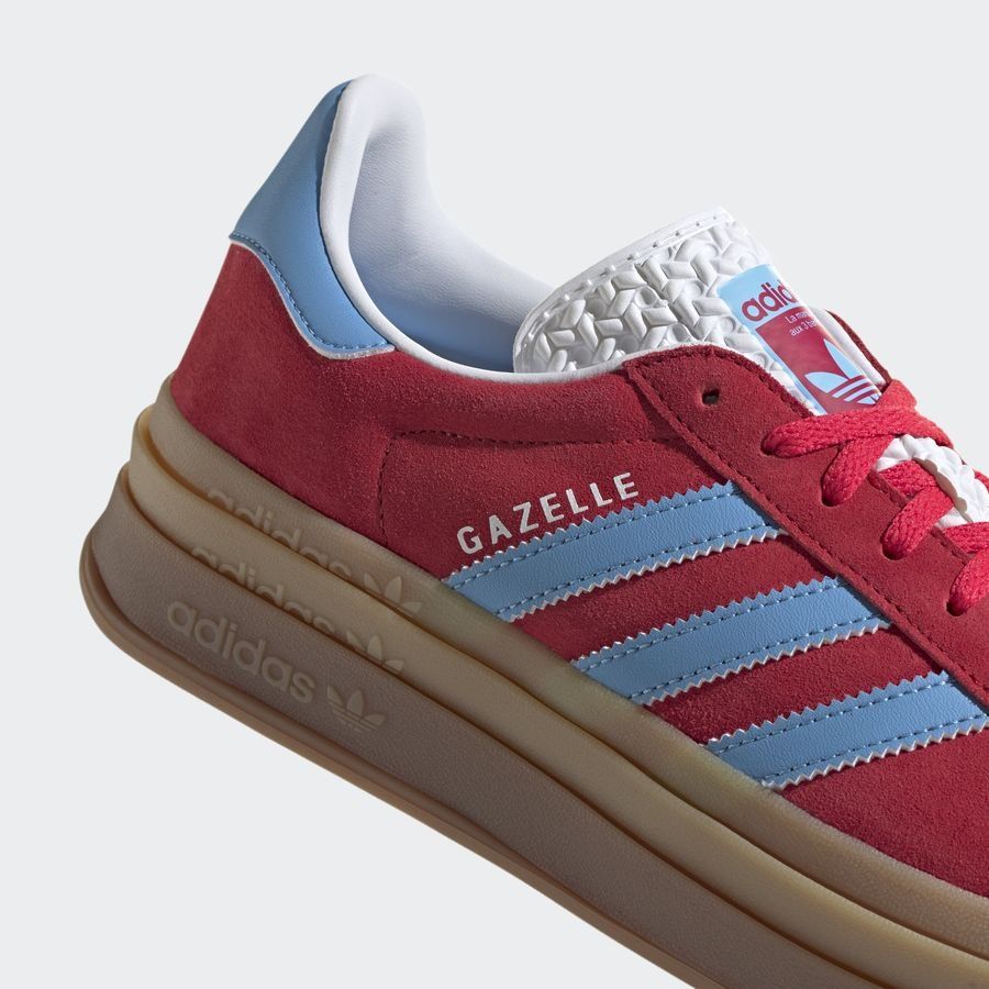 adidas Original Gazelle Bold Chaussures - Rouge/Bleu Femme