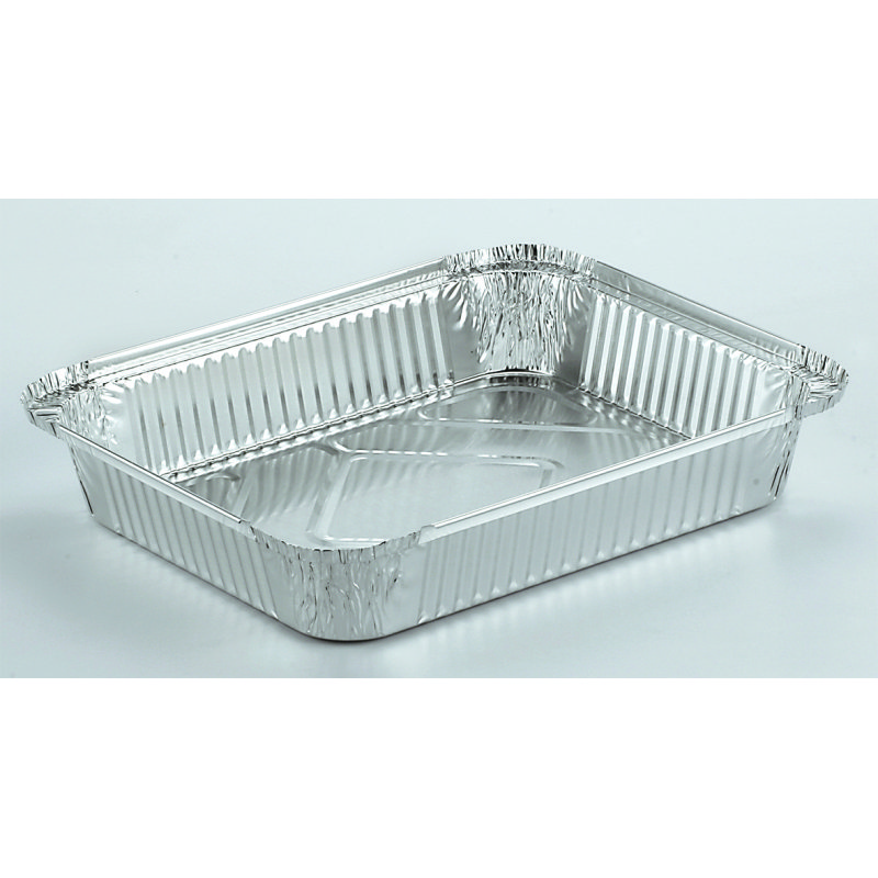 Plat aluminium à bord vertical - Lot de 400