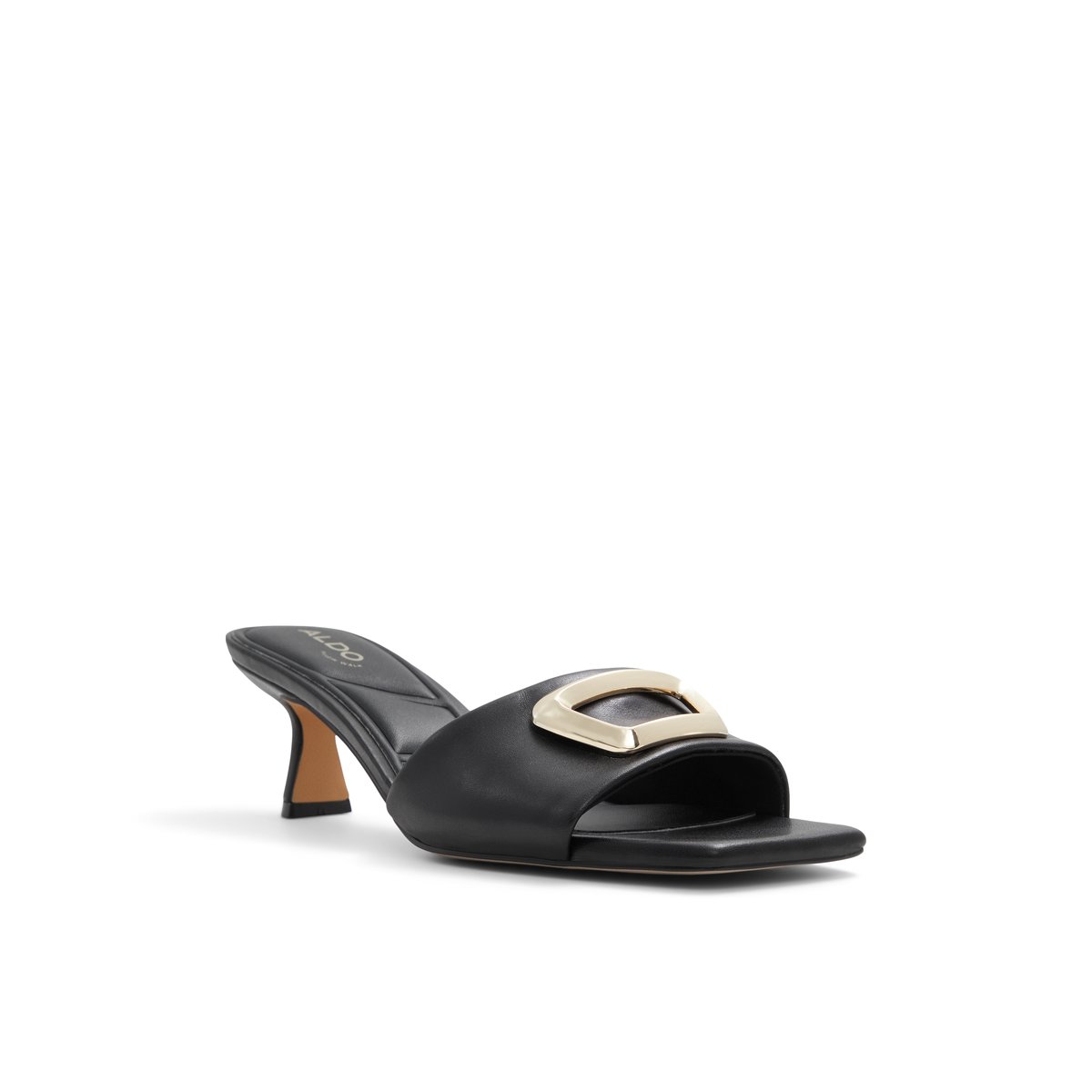ALDO-Thelma-l-Mules Sandales - Mini talon - Noir