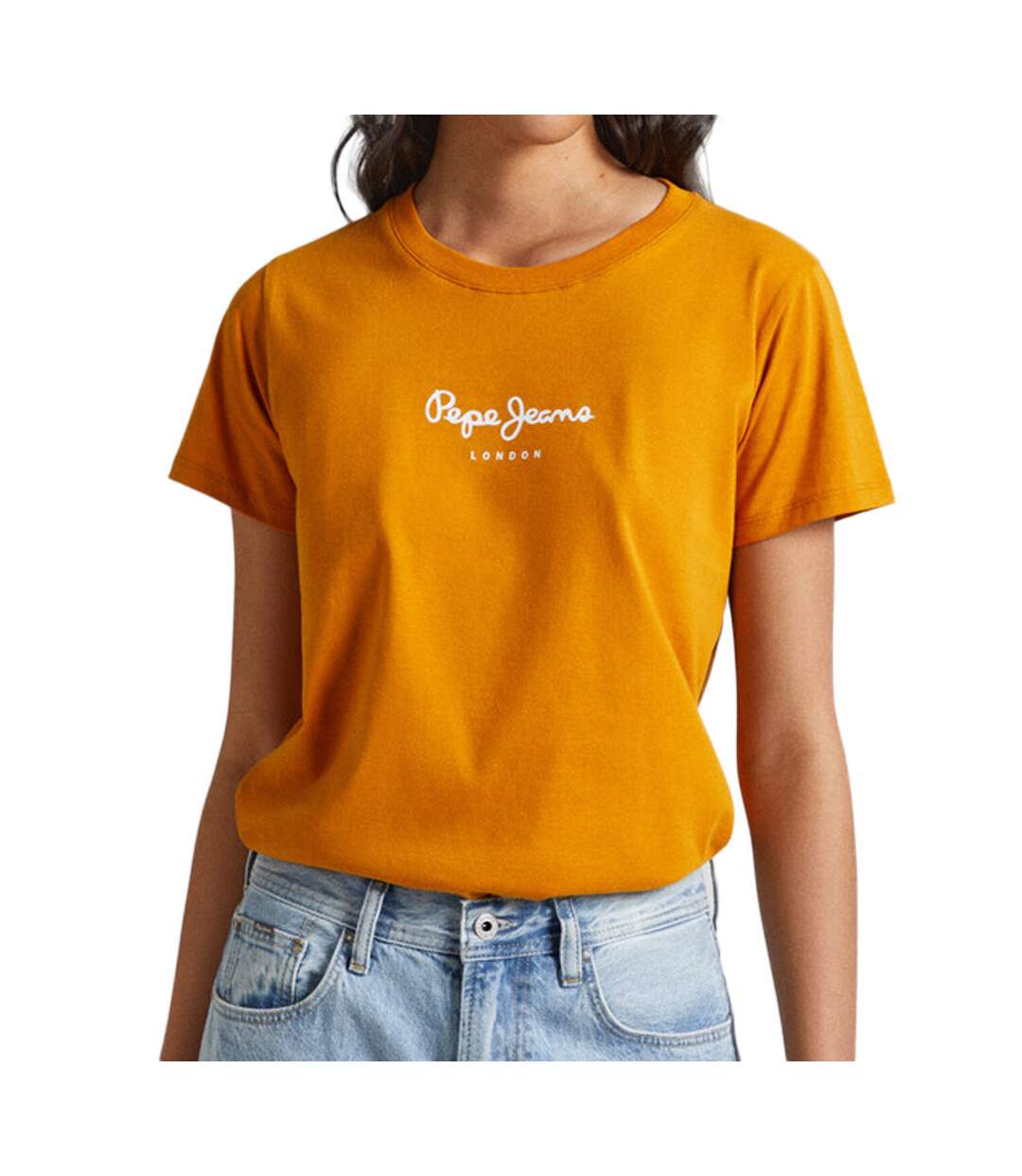 T-shirt Orange Femme Pepe jeans Wendys