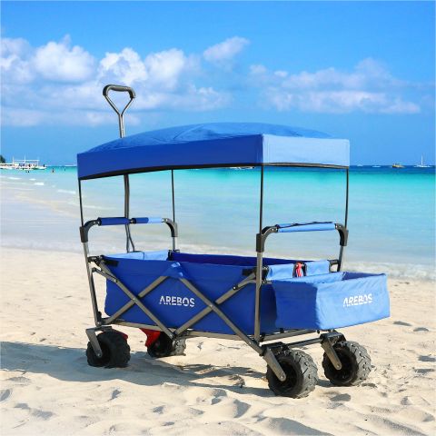Bollerwagen mit Dach Standard