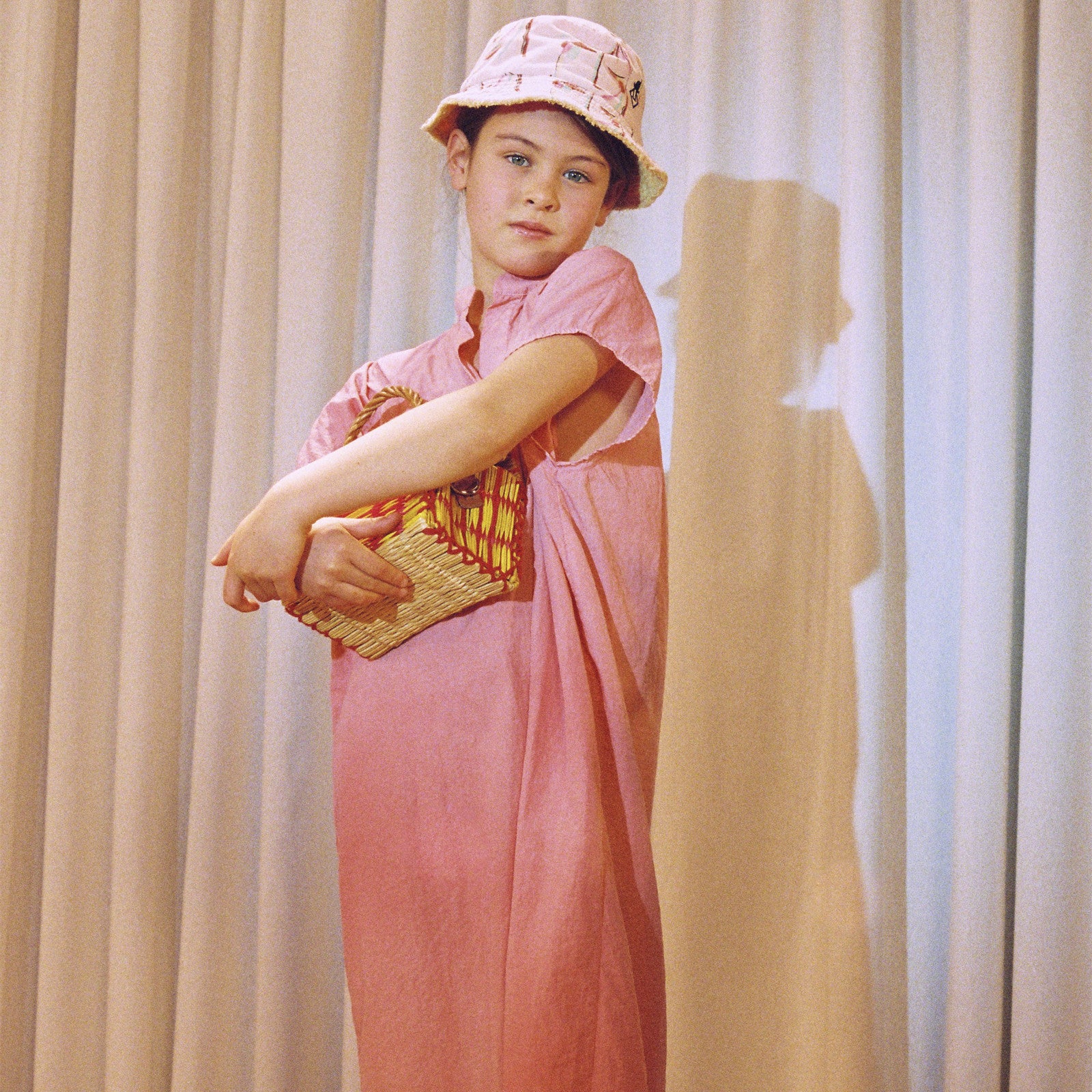 Kleid Swallow pink logo