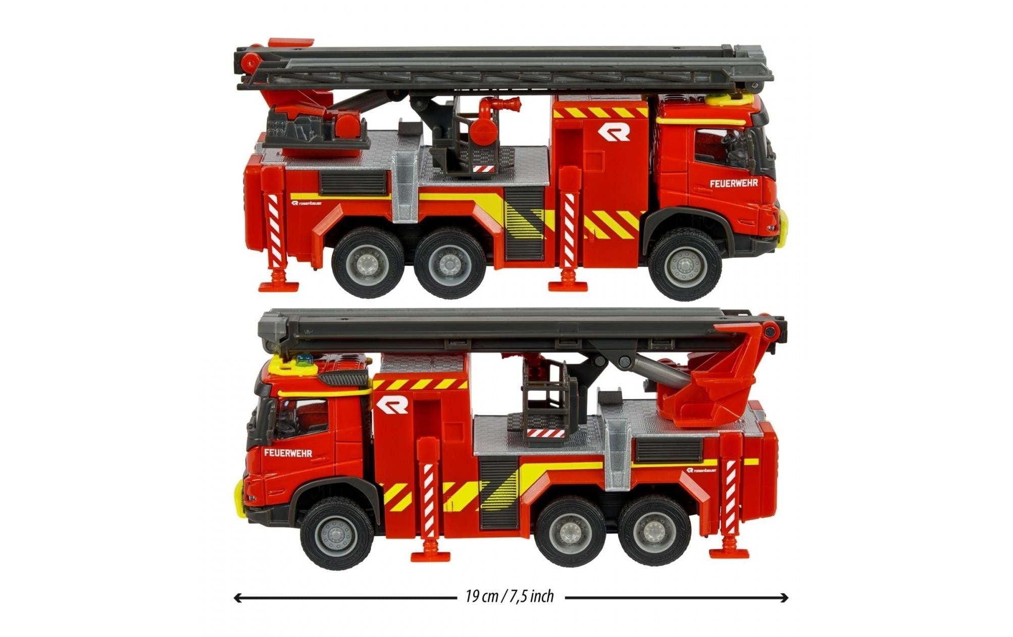 Rettungsfahrzeug Volvo Truck FeuerwehrwagenSpielzeug-Feuerwehrauto mit Licht und Sound