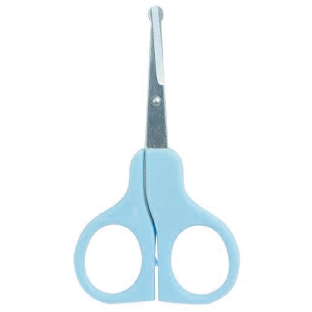 Baby-Frank® Babyschere gerade blau