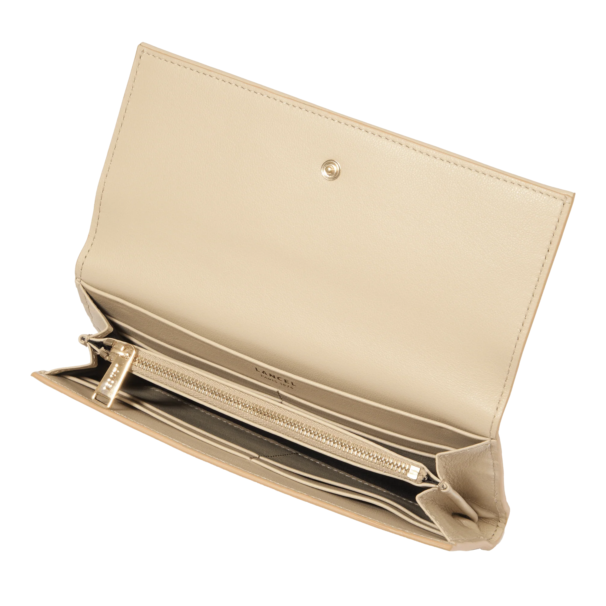 Slim flap wallet Billie de Lancel-Dune