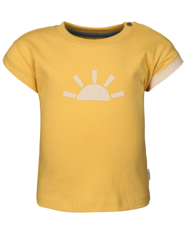T-Shirt PURE – RISING SUN in gelb