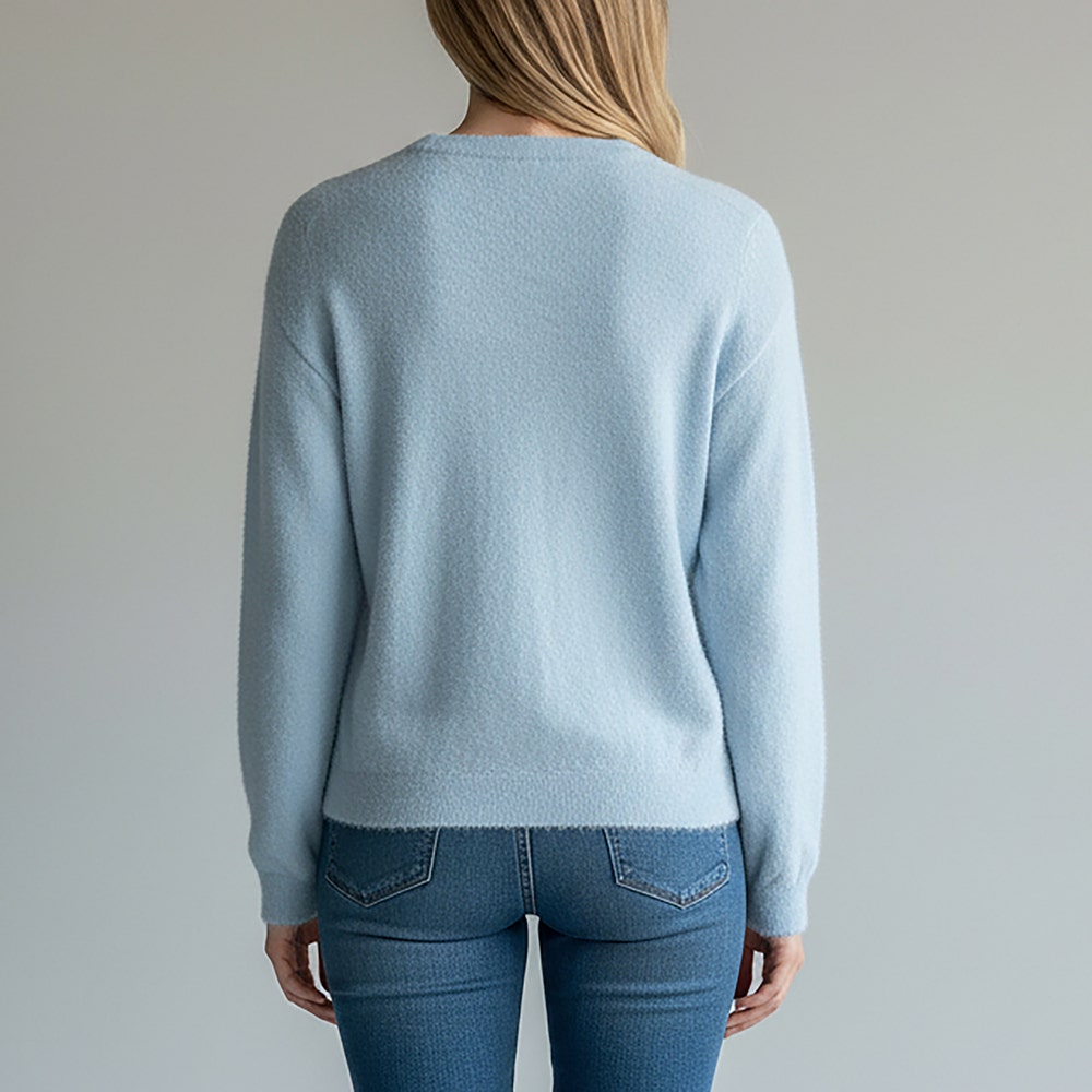 Pull Femme bleu ciel