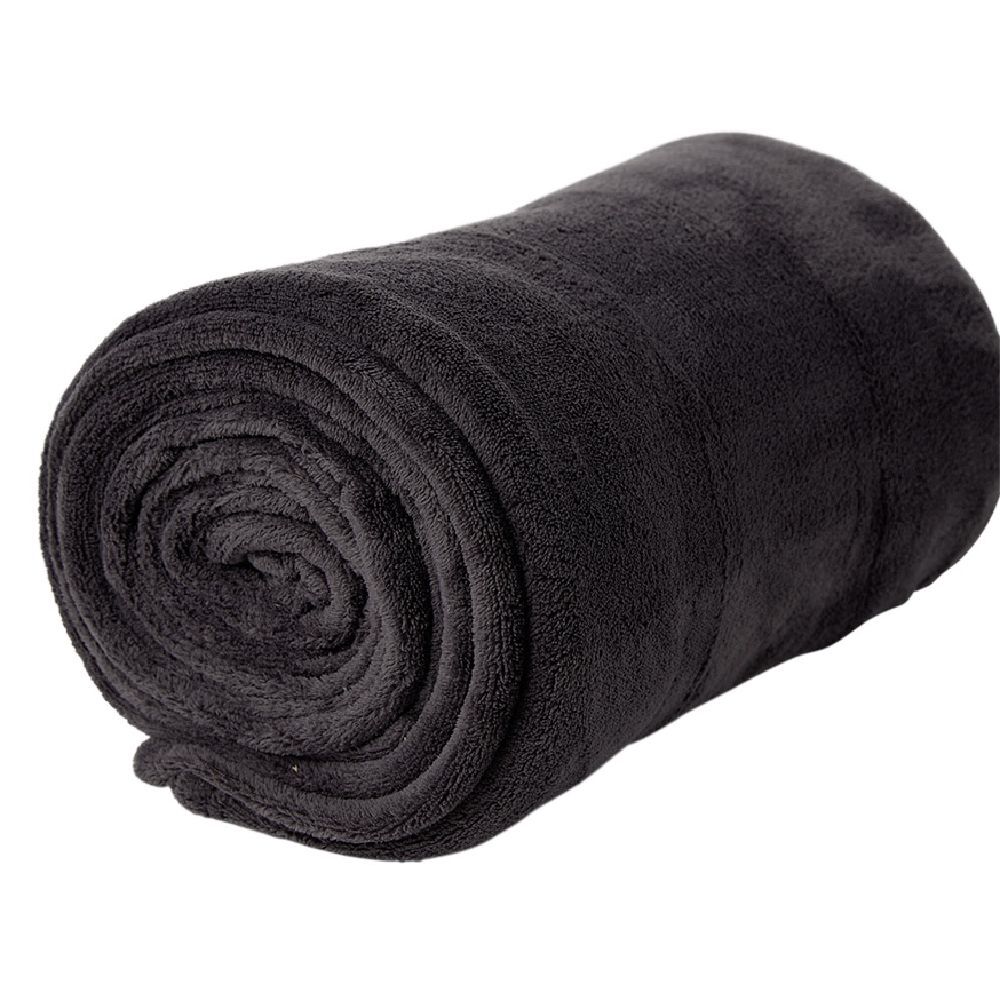Couverture douce gris ou beige 230x230cm