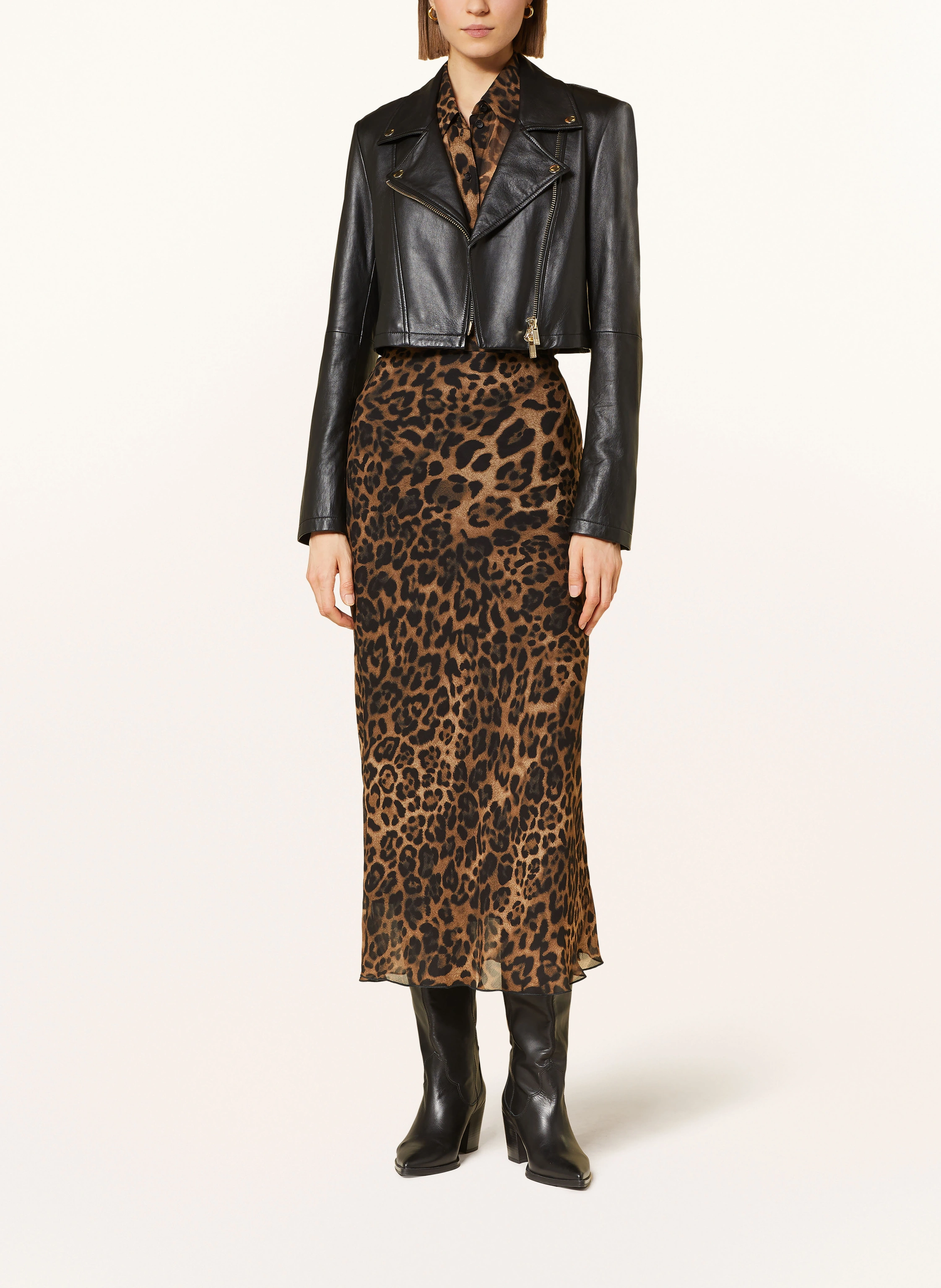 RIANI Cropped-Lederjacke