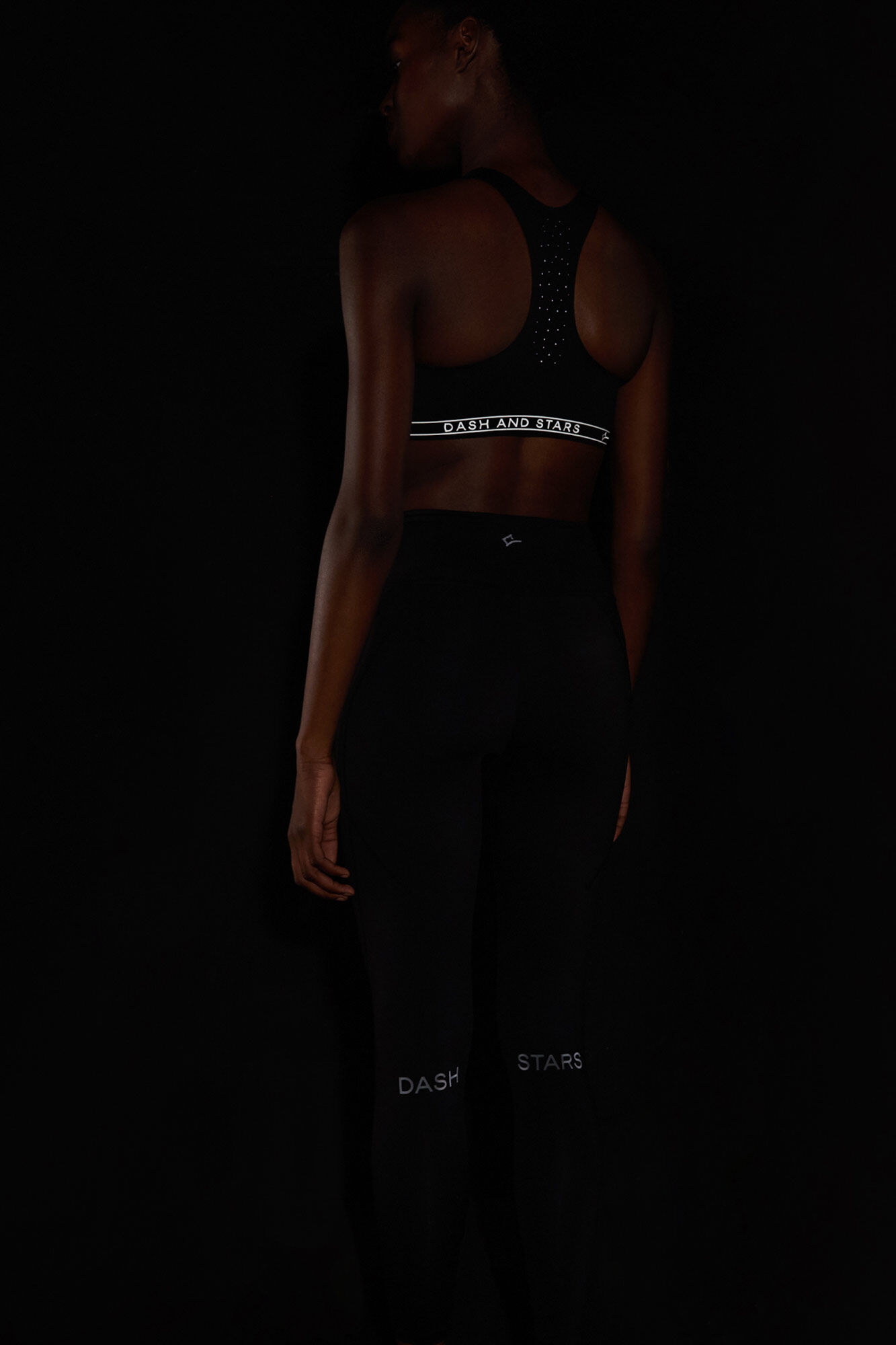 Calça legging preta de compressão - preta