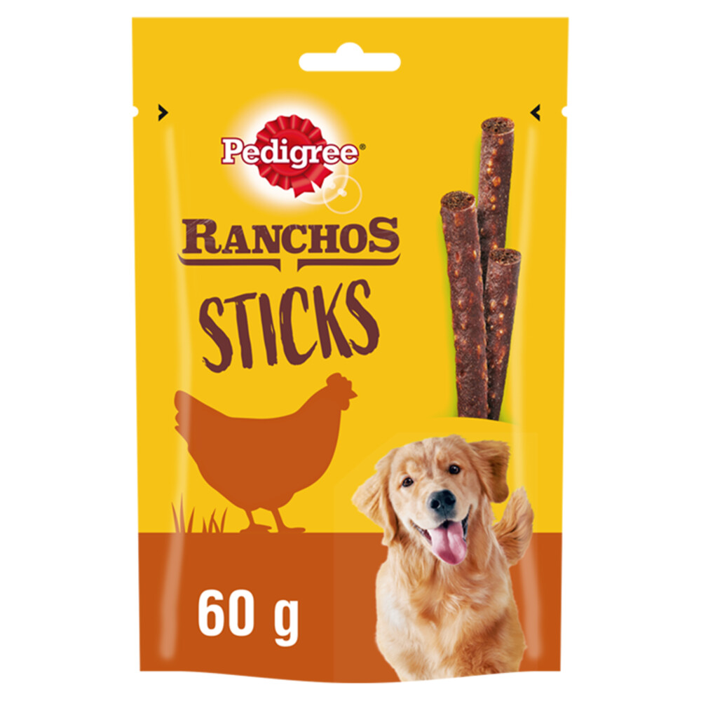 Pedigree Ranchos Hondensnacks Kip Sticks60 gr