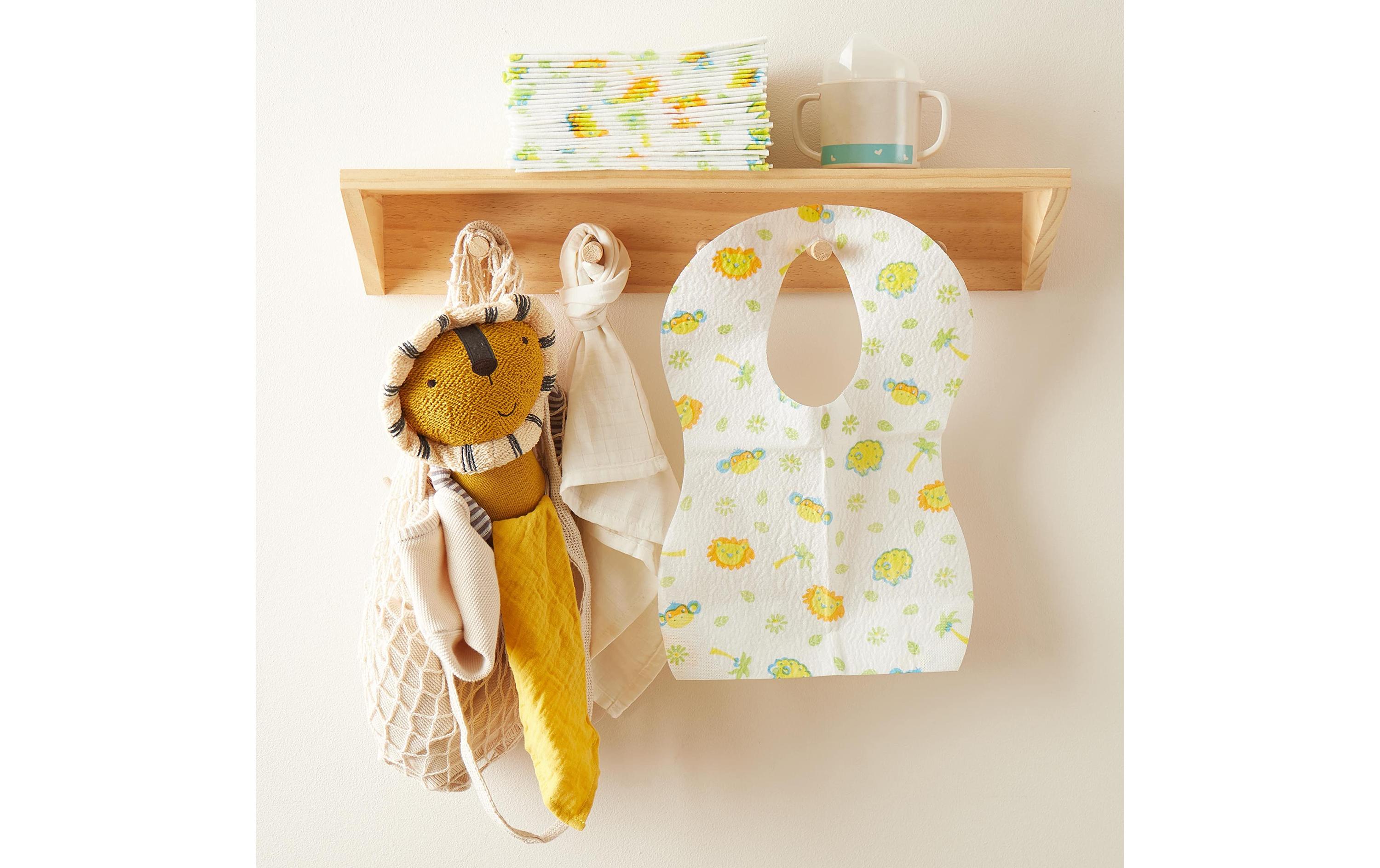 30 Einweglätzchen, Safari 35 x 24 cmLätzchen-Set
