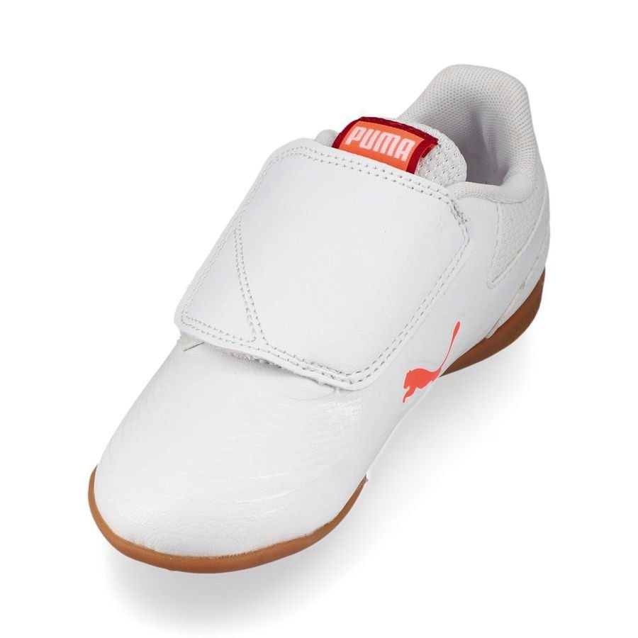 PUMA Truco III Velcro IT - Blanc/Glowing Red/Noir Enfant