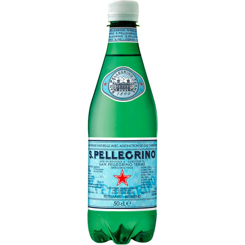 Eau gazeuse S. Pellegrino 50 cl - 24 bouteilles