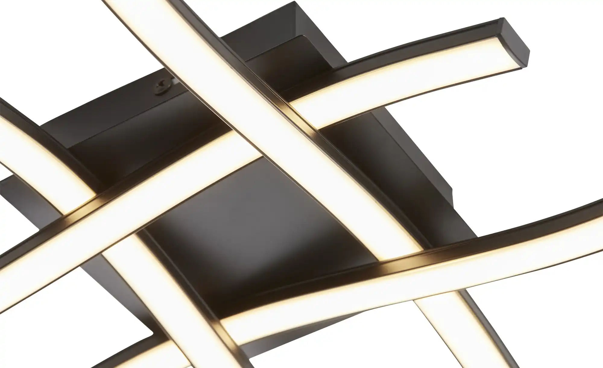 KHG LED-Deckenleuchte, 4-flammig, schwarz