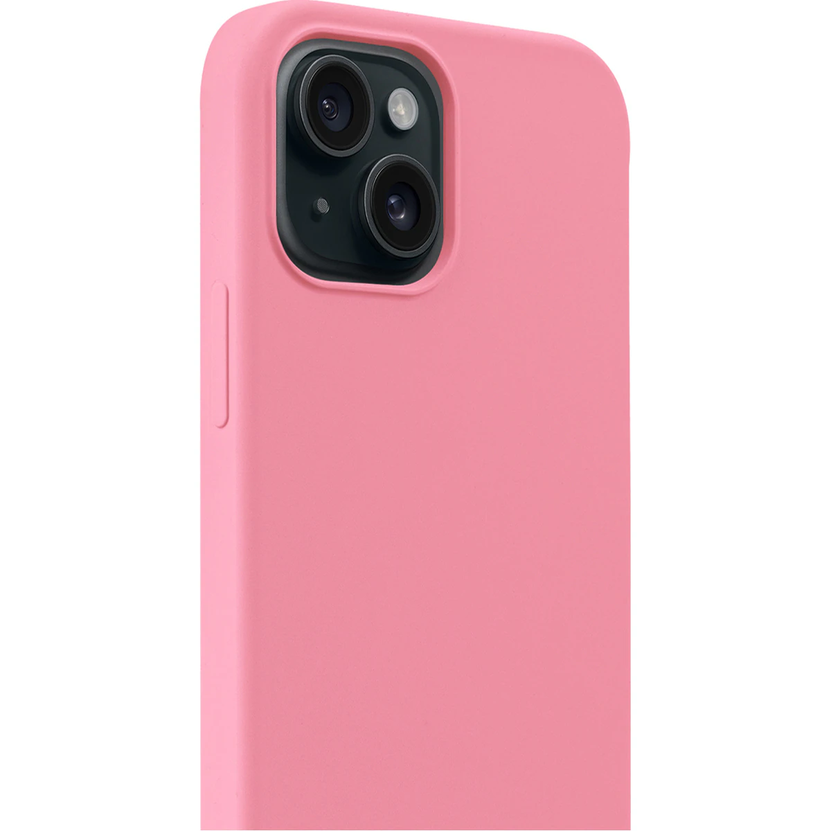 Holdit Silicone iPhone 15 deksel (rosa)