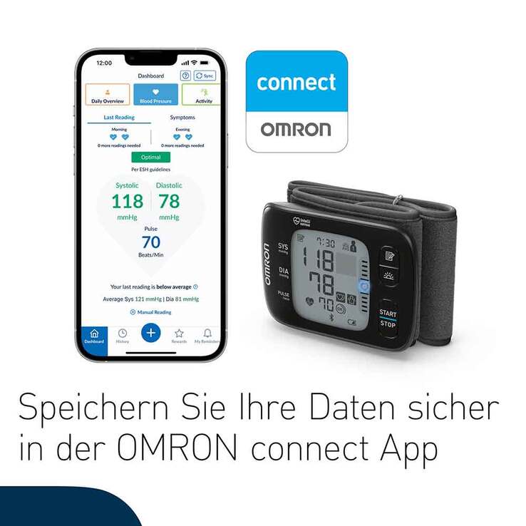 Omron RS7 Intelli IT Handg.Blutd.Messg.HEM-6232T-E, 1 St