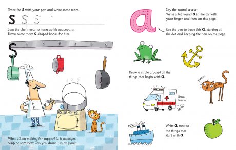 Wipe-clean Phonics book 1 - Wipe-clean Phonics (Paperback)