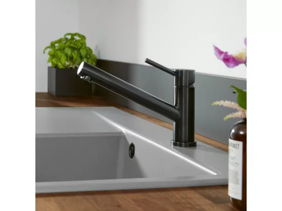 Robinet cuisine VILLEROY ET BOCH Como Anthracite
