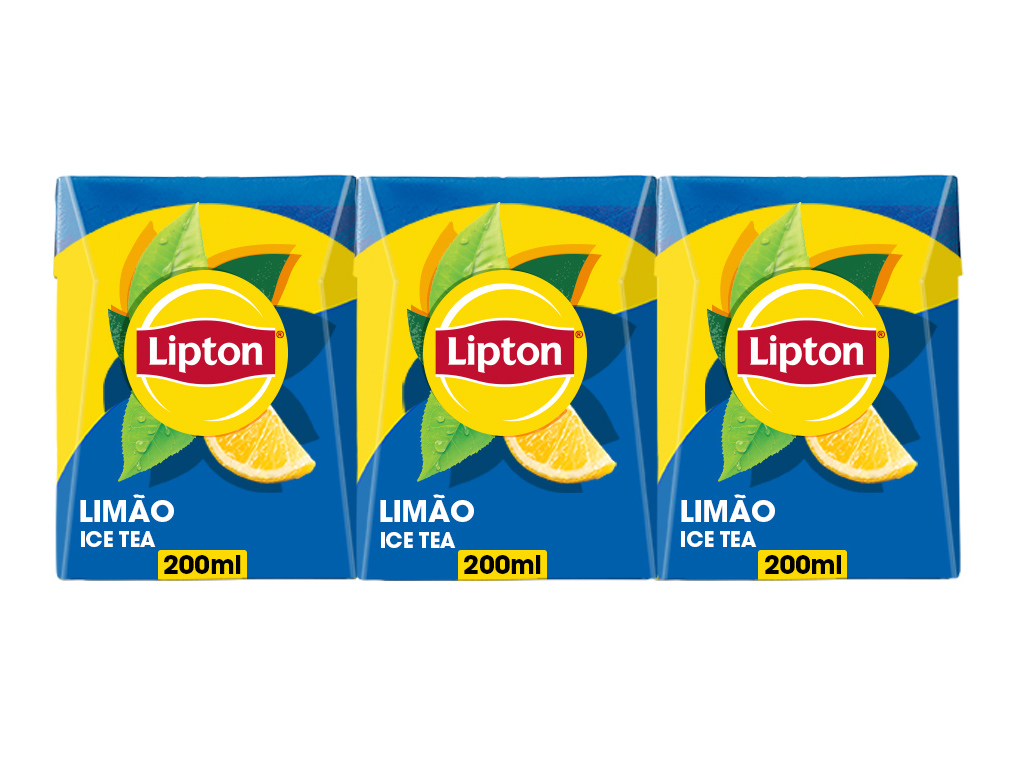 ICE TEA LIPTON LIMÃO 3X0.20L