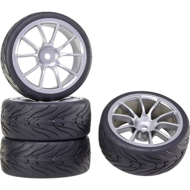 Reely RE-6755049 Komplette hjul 4 stk