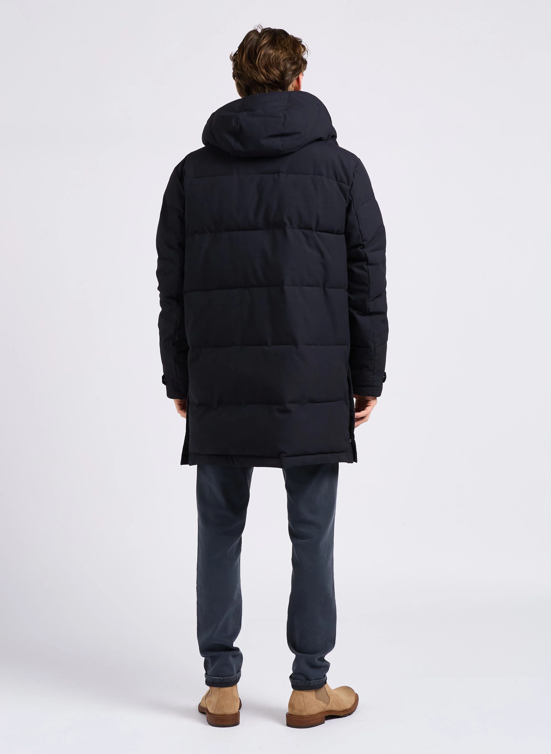 Jean slim en coton mélangé | Gris