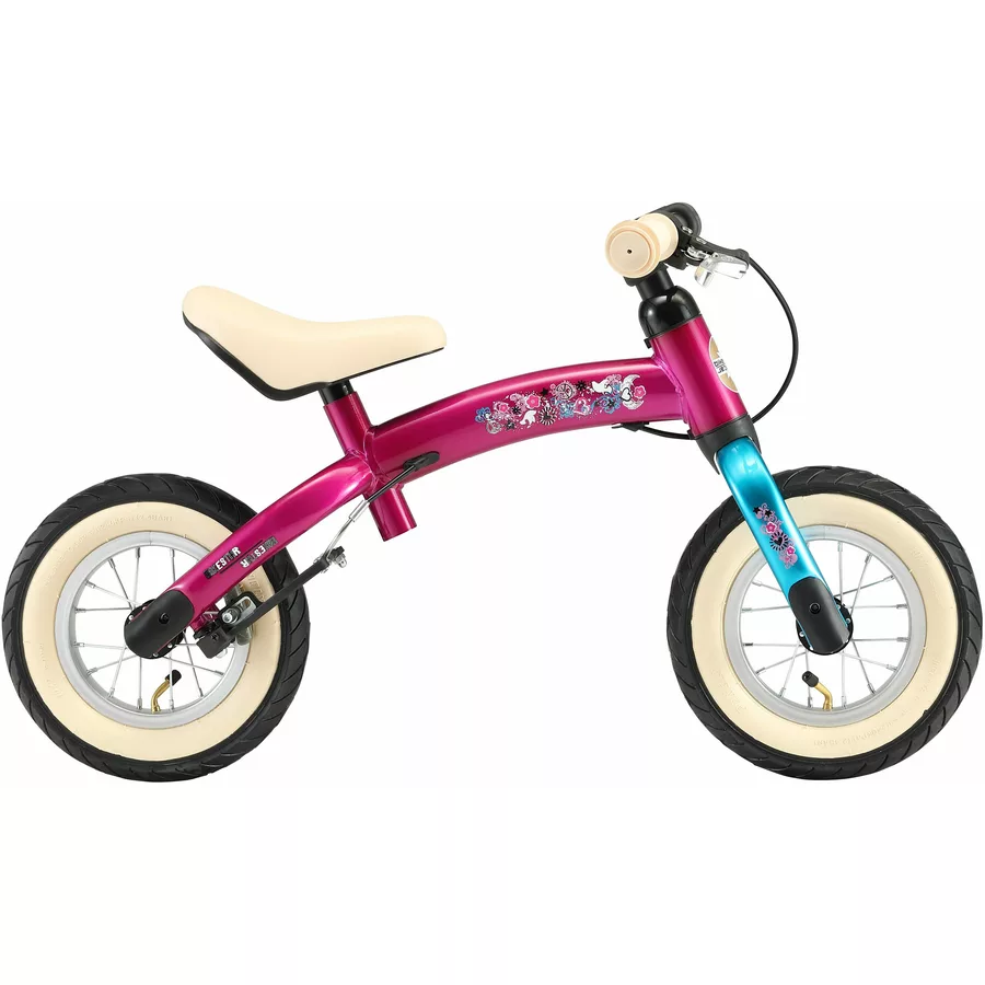 Bikestar Laufrad 10 Zoll Sport Flex berry, türkis