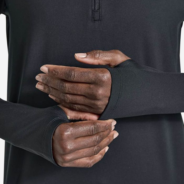Saucony Dame Trøjer Solstice 1/4 Zip Sort