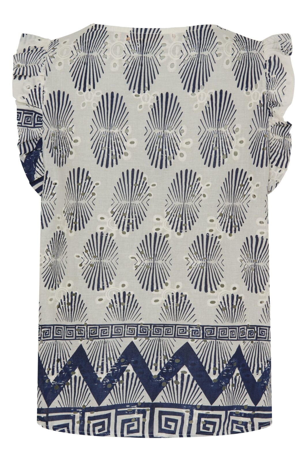 Marta Du Chateau Mdcjuliane Top 85573 white navy