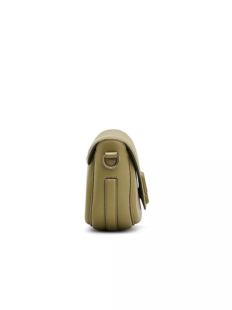 MARC JACOBS Ledertasche - Mini Bag THE SMALL SADDLE BAG olive