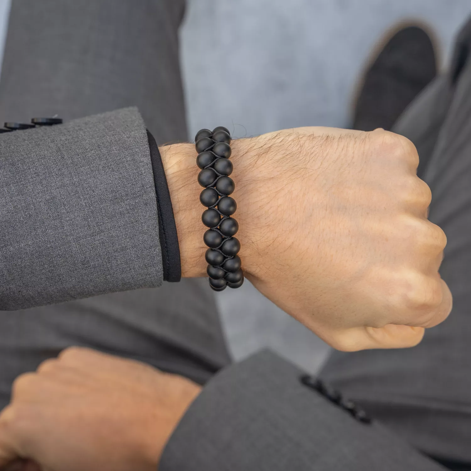 Auxere Double Row Armbånd Sten KXD0266