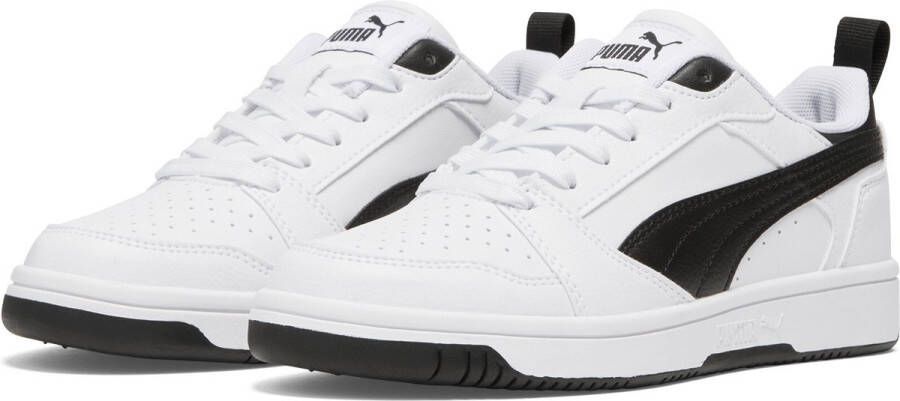 Puma Rebound V6 Low Fashion sneakers Schoenen white black black maat: 36 beschikbare maaten:36 37.5 38.5 39