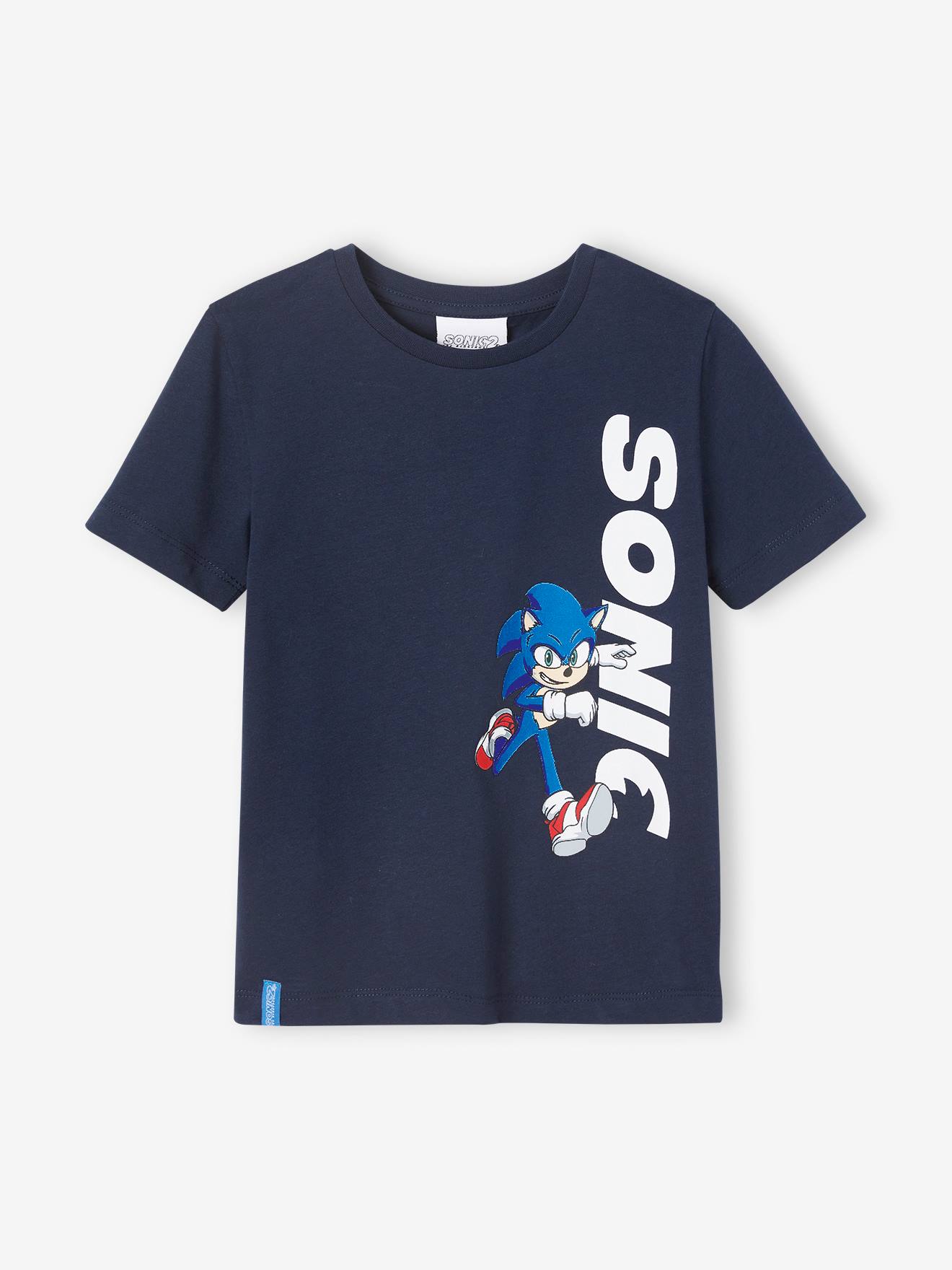 Camiseta Sonic® para meninos, azul marinho