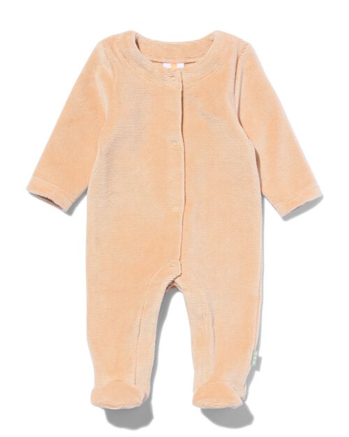 combinaison miffy en velours côtelé pour nouveau-né sable