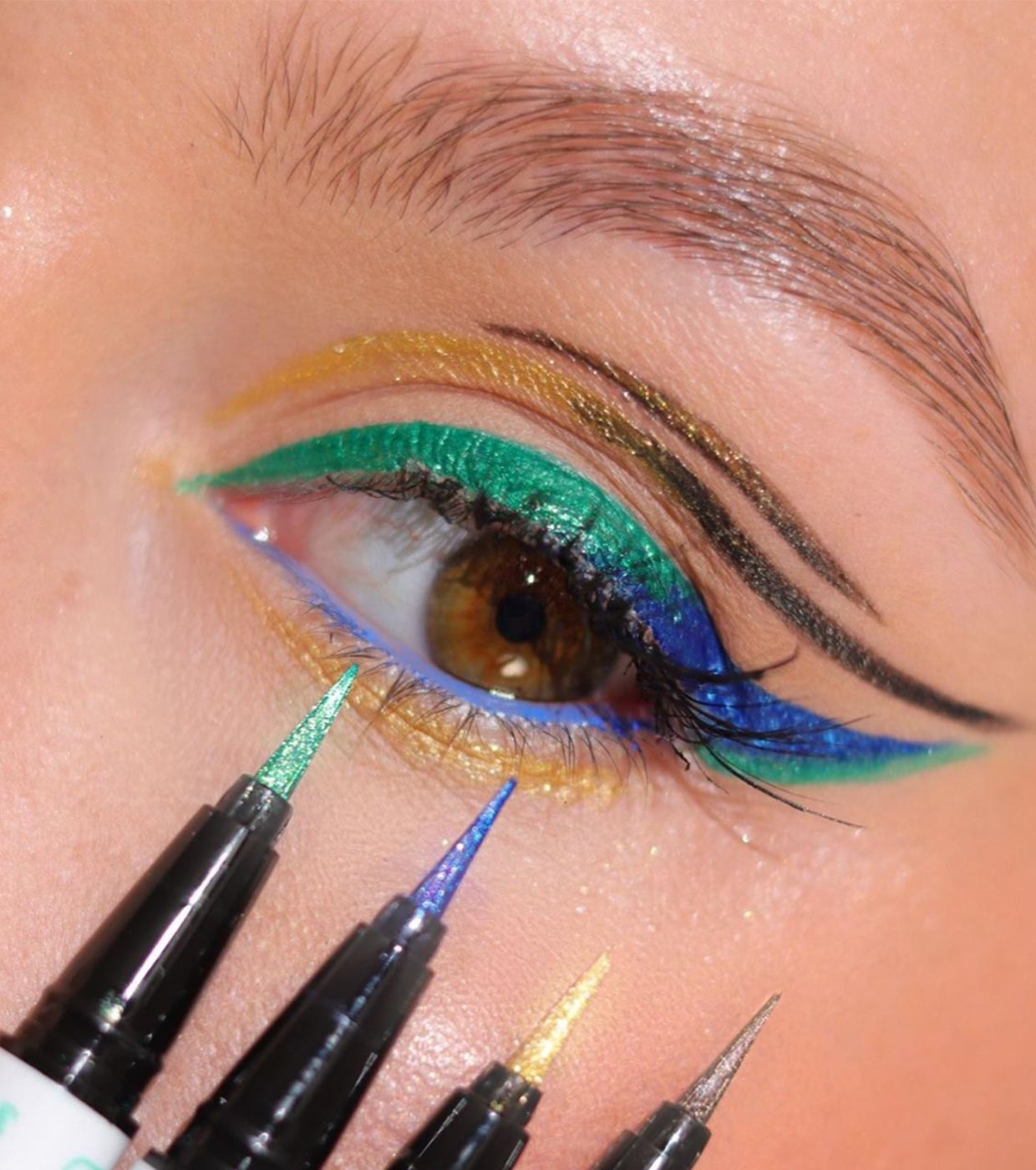 Technic Cosmetics - Delineador Líquido Metálico Euphoria - Gun Metal