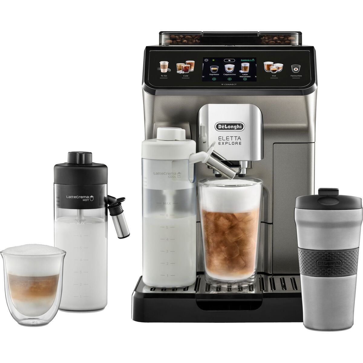 Eletta Explore ECAM450.86.T espressomaskin, titan
