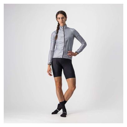 Veste coupe Manches Longues Femme Castelli Aria Shell gris
