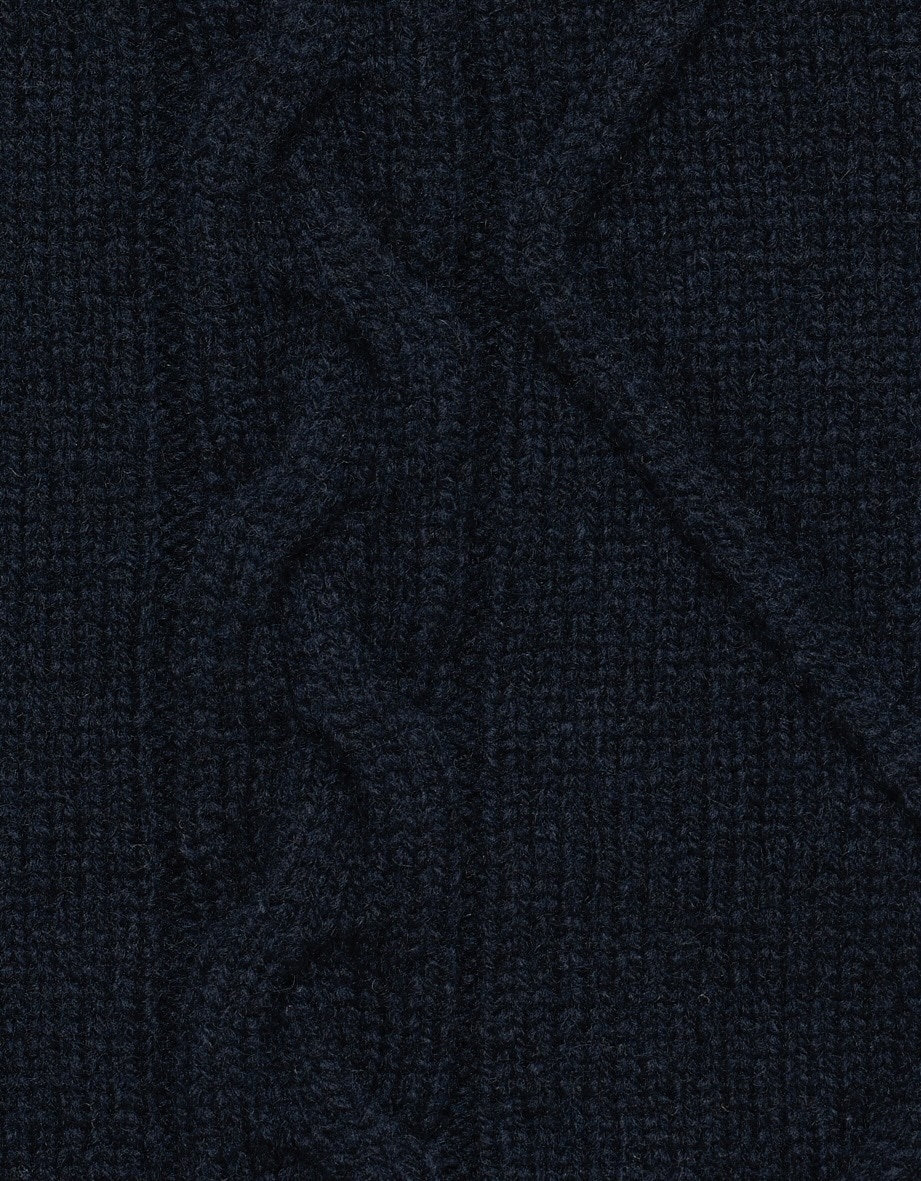 bugatti Strickjacke , mit unechtem Fellkragen