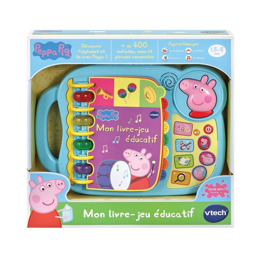 Livre interactif Peppa Pig - Ecru