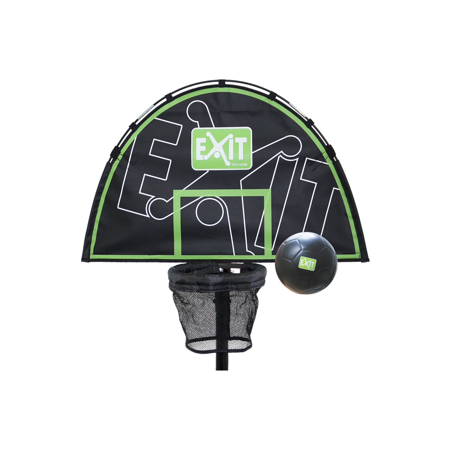 EXIT trampoline basket (ø25-38mm) - groen/zwart
