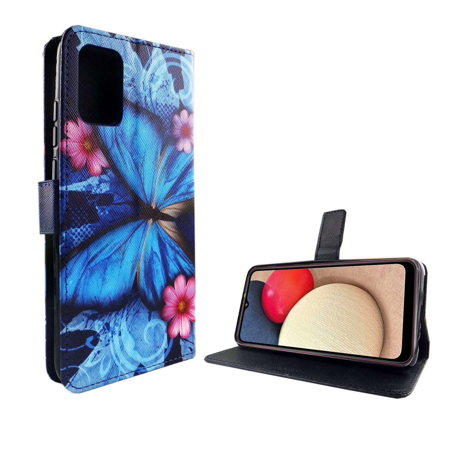 Handyhülle für Samsung Galaxy A03s Case Cover Schutztasche Schutzhülle Bookstyle