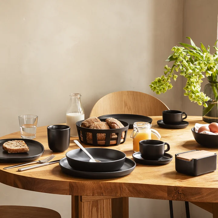 Eva Solo - Nordic Kitchen Butterdose, Eiche / schwarz